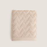 Zigzag%100 Pamuk El Havlusu 30x40 cm Bej