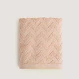Zigzag%100 Pamuk El Havlusu 30x40 cm Somon