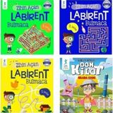 Zihin Açan Labirent Bulmaca 3 Kitap - Don Kilot Hikaye Kitabı Hediye