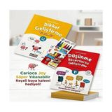Zihin Geliştiren Süper Set 6-8 Yaş (Carioca 6 Lı Keçeli Boya Kalemi Hediyeli)