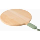 Ziipa Sora Eucalyptus Kayın Ağacı Pizza Servis Tahtası 31 cm - Yeşil