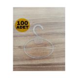 Zıkzak Plastik Eşarp - Şal Askısı 100 Adet