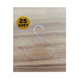 Zıkzak Plastik Eşarp - Şal Askısı 25 Adet