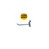 Zıkzak Raf Kanallı Panel Askı Kancası 10 Cm 100'Lü Paket