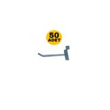 Zıkzak Raf Kanallı Panel Askı Kancası 10 Cm 50'Li Paket