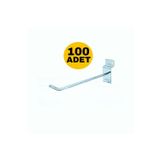 Zıkzak Raf Kanallı Panel Askı Kancası 15 Cm 100'Lü Paket