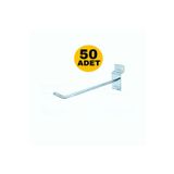 Zıkzak Raf Kanallı Panel Askı Kancası 15 Cm 50'Li Paket