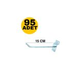 Zıkzak Raf Kanallı Panel / Pano Askı Kancası 15 Cm 95 Adet