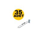 Zıkzak Raf Kanallı Panel / Pano Askı Kancası 20 Cm 35 Adet