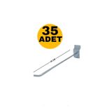 Zıkzak Raf Kanallı Panel / Pano Askı Kancası 25 Cm 35 Adet