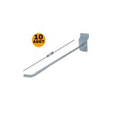 Zıkzak Raf Kanallı Panel / Pano Askı Kancası 30 Cm 10 Adet