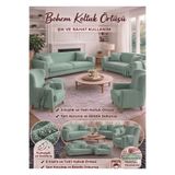 zilale jakarlı bohem kumaş 3.3.1.1 Koltuk Örtüsü Koltuk Kılıfı Takımı Ev Tekstili Sofa Cover