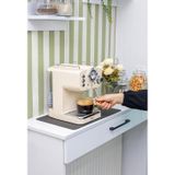 Zilan ZLN2992 Espresso Kahve Makinesi Espresso-Cappiccino-Latte | 15 Bar Süt Köpürtücü | 1100W Retro Bej