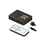 Zilevo 5 Port 3D 4K X 2K Hdmi Switch Splitter Çoklayıcı Dağıtıcı 1080P Ir Kumandalı 1 Giriş 5 Çıkış