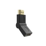 Zilevo Hdmi Dirsek 270 Derece Dönebilen Hdmi To Hdmi Adaptör Çevirici Dönüştürücü Uzatma