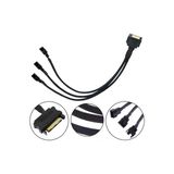 Zilevo Sata Fan Power Kablosu 3 Port Y Pin Pwm Çoklayıcı Splitter Fan Kablosu