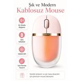 Zilvana Muse Işıklı Bluetooth & 2.4g Kablosuz Oyuncu Pudra Pembe Mouse