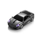 Zilvana Spor Araba Tasarımlı Gri Kablosuz Mouse USB Dongle Alıcılı