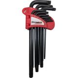 Zimak 9 Parça Yıldız Tork Alyan Takımı 180 mm Uzun Profesyonel Kalite ile Dayanıklı Kullanım