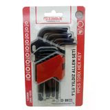 Zimak 9lu Torx Delikli Alyan Seti Mıknatıslı 120mm Zmk1020