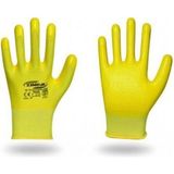Zimak EL-131 Nitril Kaplı Tırtıklı Sarı Sarı Eldiven 12çift - 12 Çift