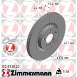 Zimmermann 150.2930.20 Fren Diski Ön Bmw F40 F45 F46 F48 F39 Mini Countryman F60 34116860907