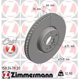 Zimmermann 150.3479.20 Fren Diski Ön Sağ Bmw F10 F07 F11 F12 F01 34116785670