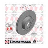 Zimmermann 150.3494.20 Fren Diski Ön Bmw X3 F25 X4 F26 4106787490