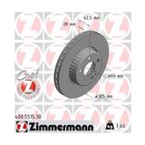 Zimmermann 400.5515.30 Fren Diski Ön Mercedes W205 S205 C205 A205 W213 S213 C238 A0004212512