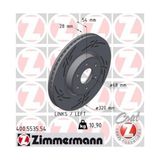 Zimmermann 400.5535.54 Nissan Navara 21 Performans Çizgili Desenli Ön Fren Diski Kaplamalı 320*6 470