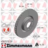 Zimmermann 450.5212.20 Fren Diski Ön 20 İnç R.r 4 L405 17 R.r Sport I L320 09 13 R.r Sport L494 14 Lr016176