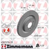 Zimmermann Depomix Fren Diski Arka 19 Inc Range Rover Sport 2 L494 13 16 Range Rover 4 Vogue L405 12 Discovery 5 L462 16 - Renault