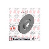 Zimmermann Fren Dıskı On 20 Inc R.r 4 L405 17 R.r Sport I L320 09 13 R.r Sport L494 14