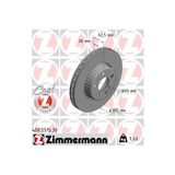 Zimmermann Fren Dıskı On Mercedes W205 S205 C205 A205 W213 S213 C238