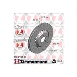 Zimmermann Fren Diski On Sag Bmw M5 F10 M6 F12 F13 F06 Havalı Delıklı Cıft Parcalı