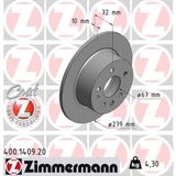 Zimmermann Mixdepo Fren Diski Arka Mercedes W115 C123 S123 W116 W126 W123