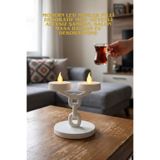 Zincir Led Mumluk Plastik Dekoratif Aydınlatma Beyaz 16 x 14