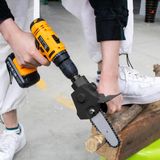 zincirli Testere dönüştürücü matkap için Şarjlı elektrikli taşınabilir ahşap testere adaptörü