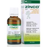 Zinco Bitkisel Yağlar ve Çinko İçeren Damlalıklı Şişe Takviye Edici Gıda 30 ml