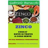 ZINCO COSA È, DOVE SI TROVA, A COSA SERVE: UN SALE MINERALE FONDAMENTALE COLLANA: VITAMINE E SALI MINERALI (Conoscere il proprio corpo. Educazione alla salute, Band 54)