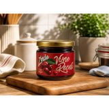 Zinde VİŞNE REÇELİ DOĞAL GELENEKSEL ÜRETİM NET:350GR%65 MEYVE ORANI