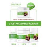 Zinderm At Kestanesi Masaj Kremi 3 x 500 ML