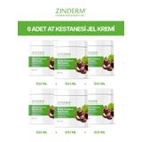 Zinderm At Kestanesi Masaj Kremi 6 x 500 ML