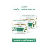 zinderm Çay Ağacı Yağı Kremi, Balsamı (2 Adet X 90 ml)