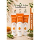 zinderm Doğal Florürsüz Aloe Vera ve Propolisli Bitkisel , Sls Içermeyen Diş Macunu 3 x 75 ml