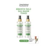 zinderm Saf Biberiye Suyu Saç Toniği Dökülme Karşıtı Ve Saç Uzamasını Destekleyici Tonik 150 ml X 2