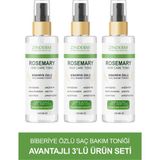 Zinderm Saf Biberiye Suyu Saç Toniği Dökülme Karşıtı ve Saç Uzamasını Destekleyici Tonik 3 x 150 ml - 3 Adet