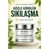 Zinderm Yüz Boyun Çene,gıdı ve Gözenek Sıkılaştırıcı Toparlayıcı Nemlendirici V-Line Gece Krem Maskesi 50 M