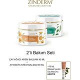 Zinderm ZİNDERM 90 ML Çay Ağacı ve Aynısefa Yağı Kremi Balsamı Tüm Cilt Tipleri için Onarıcı Etki