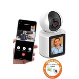 Zineets 1080p Fhd İç Mekan Wifi Smart Güvenlik Kamerası Hareket Tespit Ve Takibi 360D 9m Gece Görüşlü